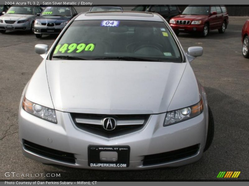 Satin Silver Metallic / Ebony 2004 Acura TL 3.2