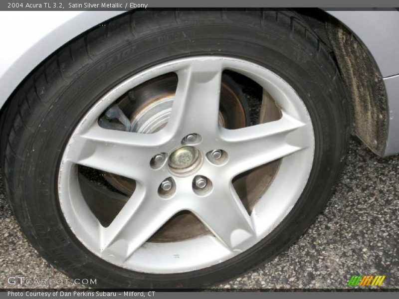Satin Silver Metallic / Ebony 2004 Acura TL 3.2