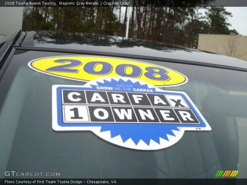 Magnetic Gray Metallic / Graphite Gray 2008 Toyota Avalon Touring