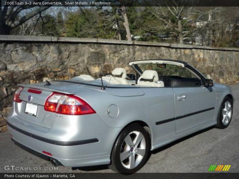 Silver Metallic / Parchment 2006 Saab 9-3 Aero Convertible