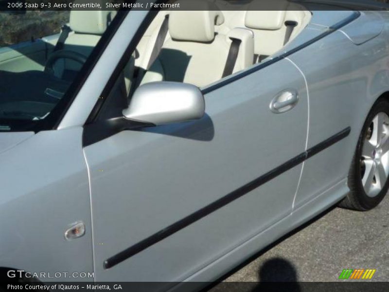 Silver Metallic / Parchment 2006 Saab 9-3 Aero Convertible