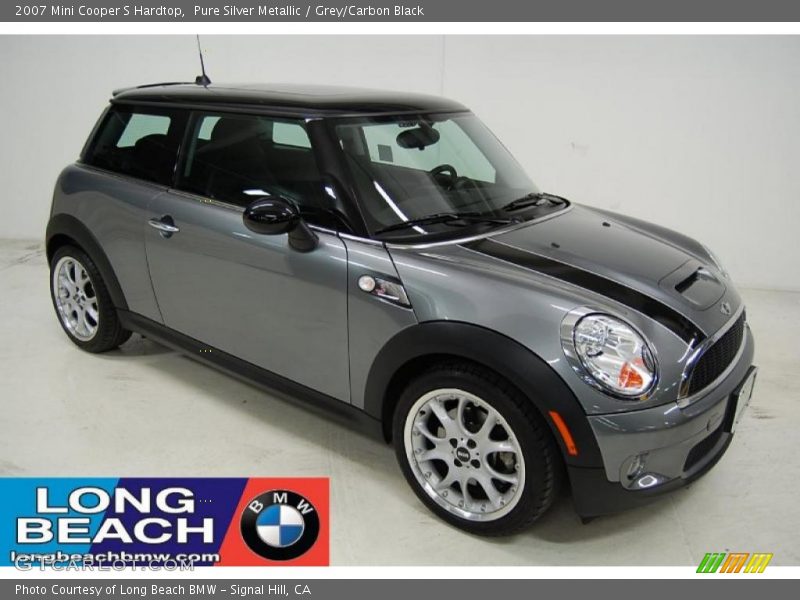 Pure Silver Metallic / Grey/Carbon Black 2007 Mini Cooper S Hardtop