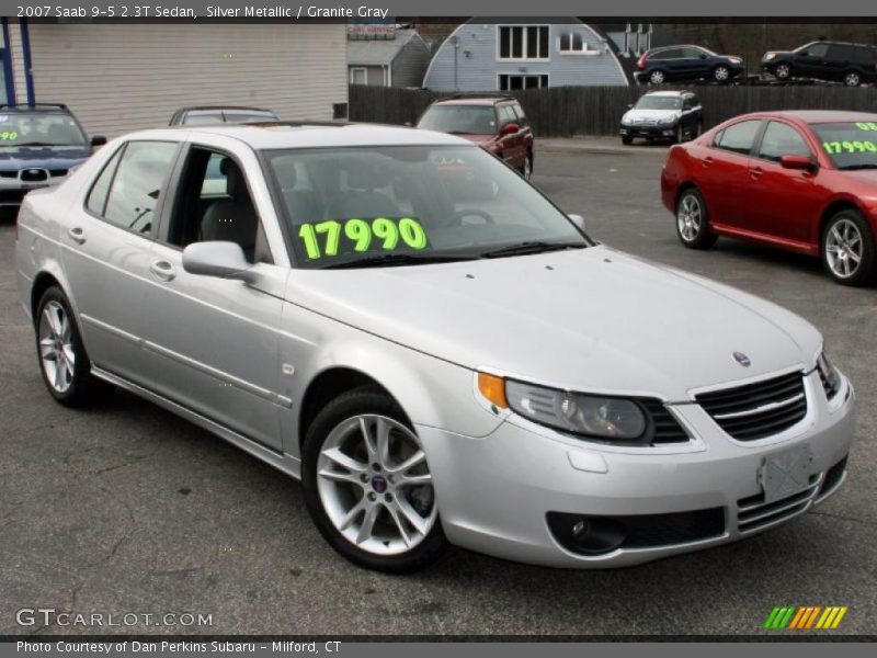 Silver Metallic / Granite Gray 2007 Saab 9-5 2.3T Sedan