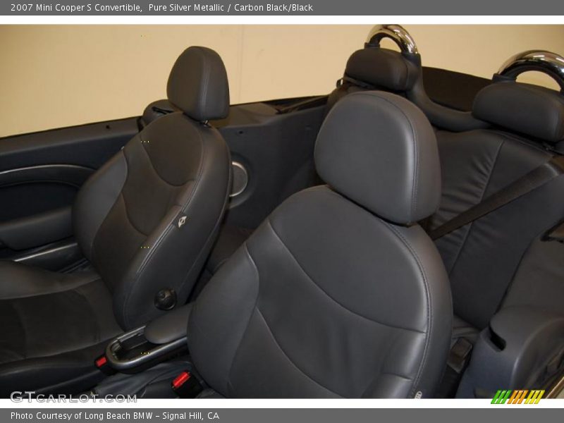 Pure Silver Metallic / Carbon Black/Black 2007 Mini Cooper S Convertible