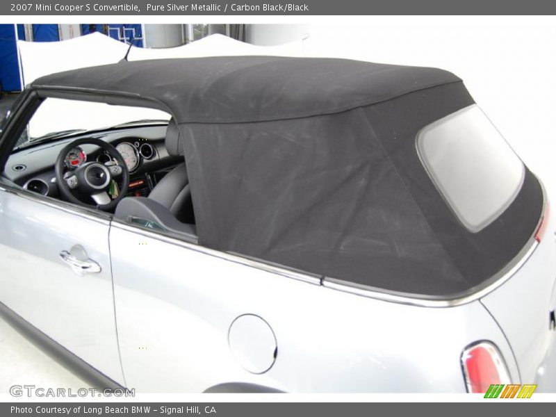 Pure Silver Metallic / Carbon Black/Black 2007 Mini Cooper S Convertible