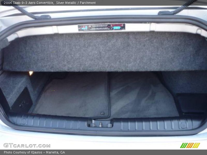 Silver Metallic / Parchment 2006 Saab 9-3 Aero Convertible