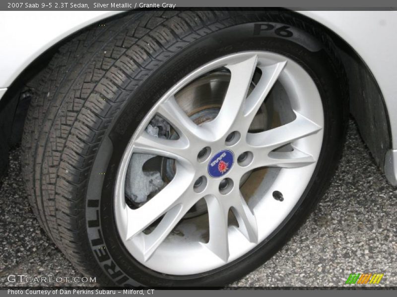 Silver Metallic / Granite Gray 2007 Saab 9-5 2.3T Sedan