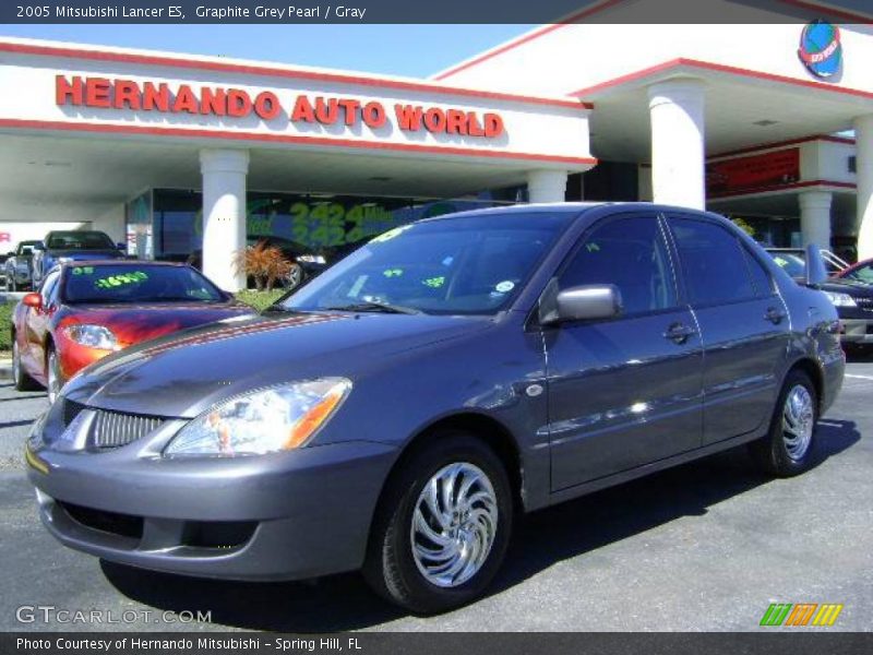 Graphite Grey Pearl / Gray 2005 Mitsubishi Lancer ES