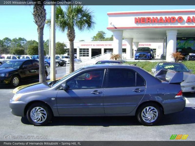 Graphite Grey Pearl / Gray 2005 Mitsubishi Lancer ES