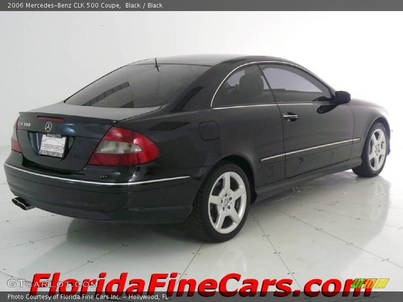 Black / Black 2006 Mercedes-Benz CLK 500 Coupe