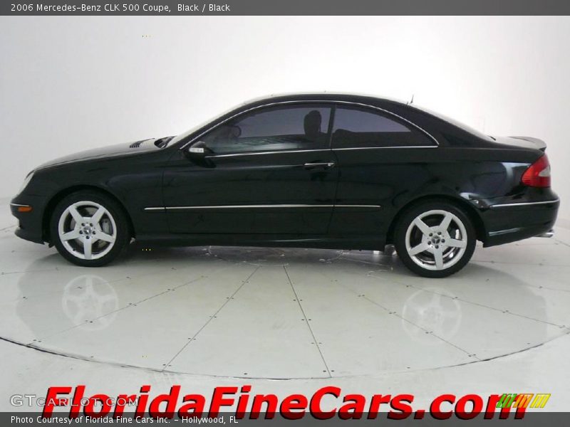Black / Black 2006 Mercedes-Benz CLK 500 Coupe