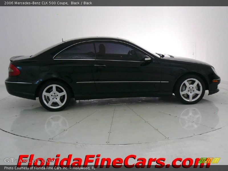 Black / Black 2006 Mercedes-Benz CLK 500 Coupe