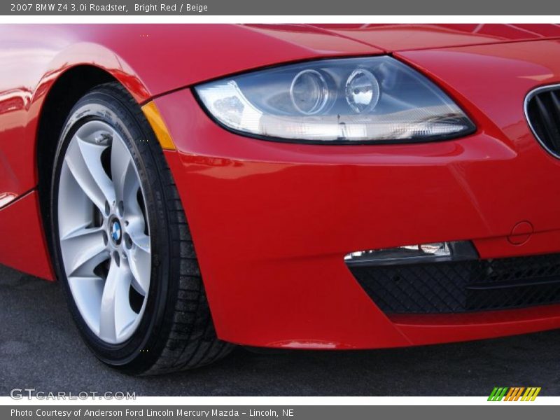 Bright Red / Beige 2007 BMW Z4 3.0i Roadster
