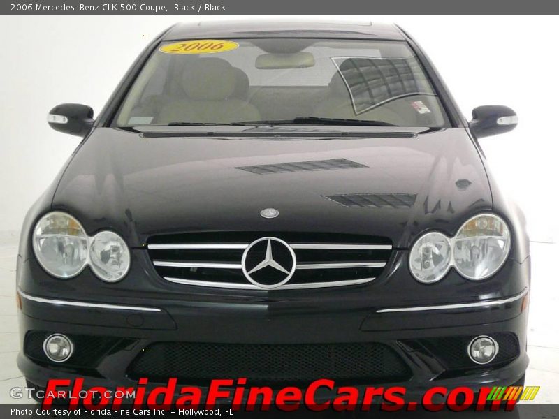 Black / Black 2006 Mercedes-Benz CLK 500 Coupe
