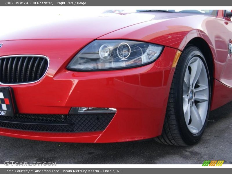 Bright Red / Beige 2007 BMW Z4 3.0i Roadster