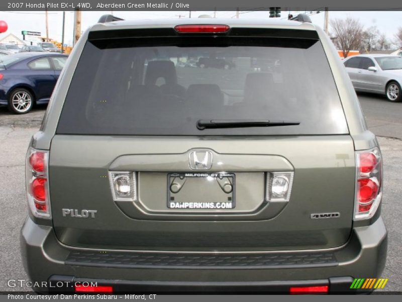 Aberdeen Green Metallic / Olive 2007 Honda Pilot EX-L 4WD