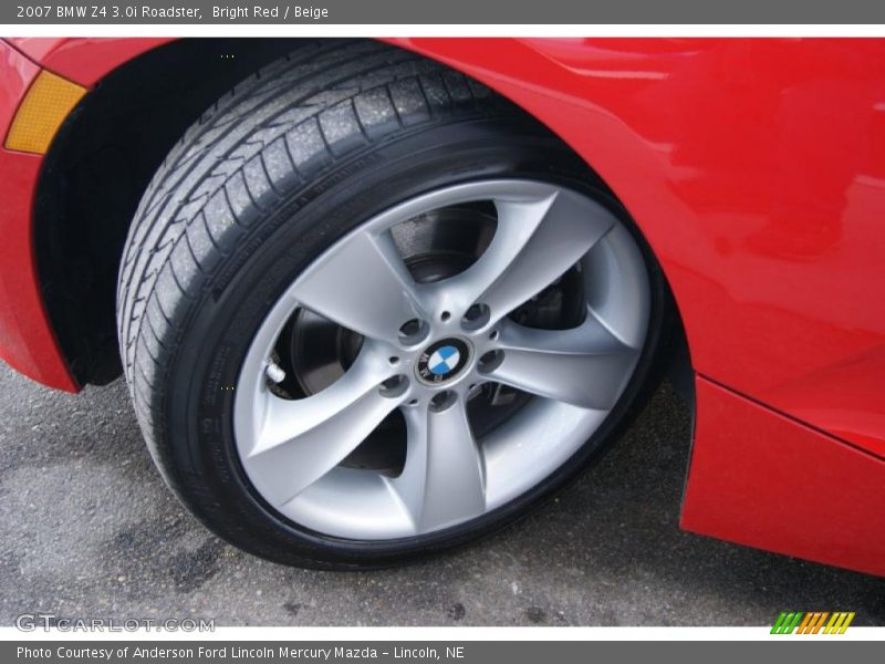 Bright Red / Beige 2007 BMW Z4 3.0i Roadster