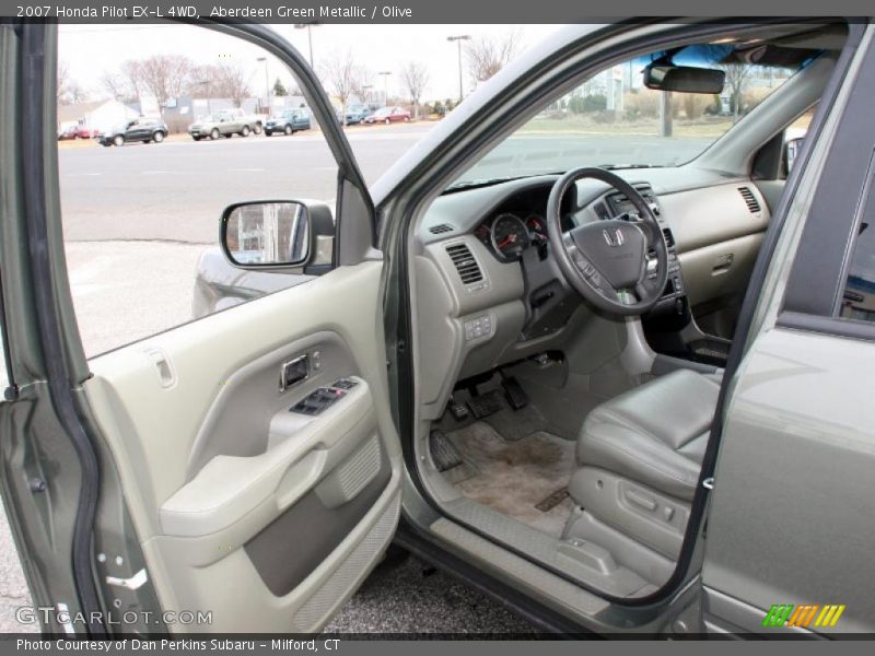 Aberdeen Green Metallic / Olive 2007 Honda Pilot EX-L 4WD