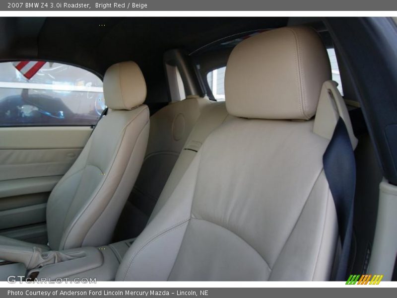 Bright Red / Beige 2007 BMW Z4 3.0i Roadster