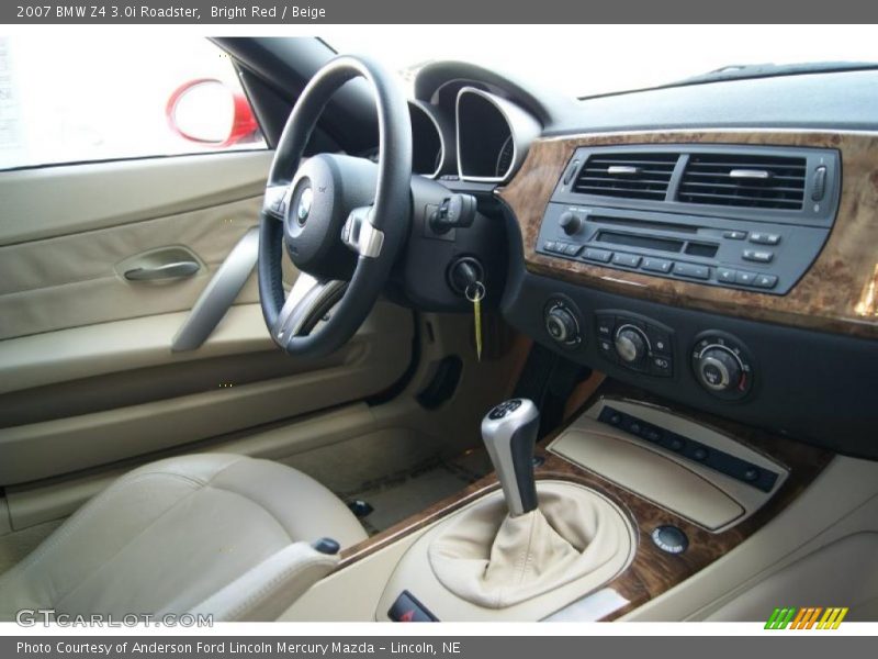 Bright Red / Beige 2007 BMW Z4 3.0i Roadster