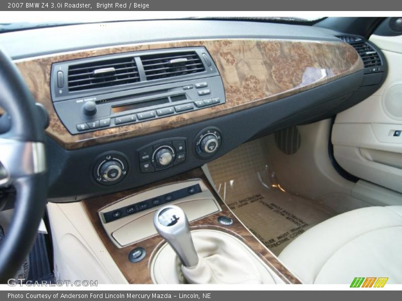 Bright Red / Beige 2007 BMW Z4 3.0i Roadster