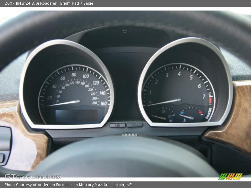 Bright Red / Beige 2007 BMW Z4 3.0i Roadster