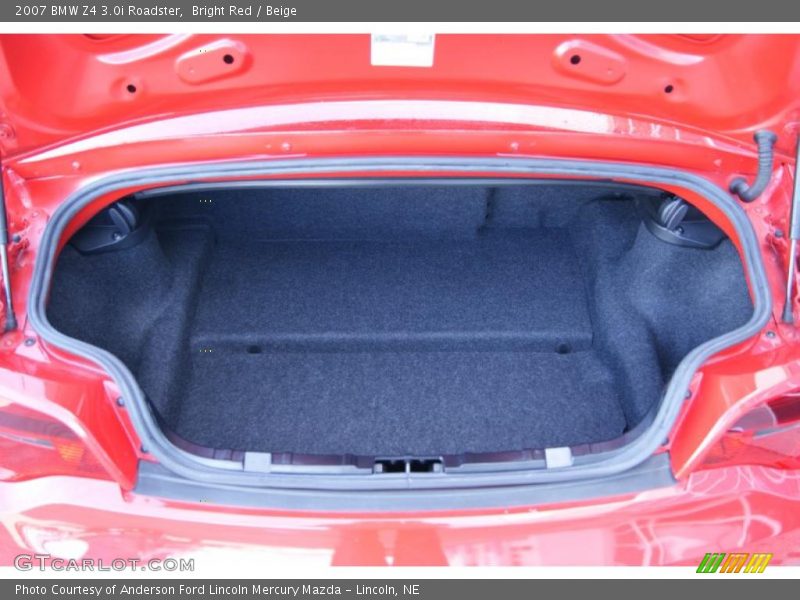 Bright Red / Beige 2007 BMW Z4 3.0i Roadster
