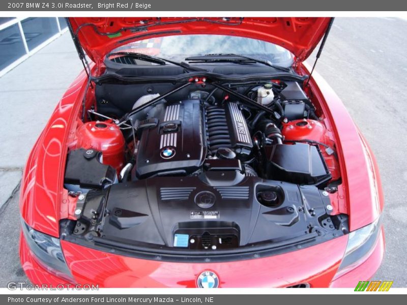 Bright Red / Beige 2007 BMW Z4 3.0i Roadster