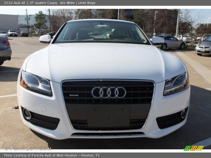 Ibis White / Linen Beige 2010 Audi A5 2.0T quattro Coupe