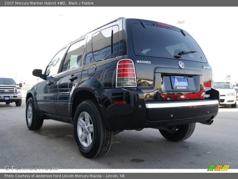 Black / Pebble 2007 Mercury Mariner Hybrid 4WD