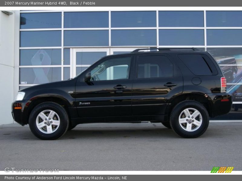 Black / Pebble 2007 Mercury Mariner Hybrid 4WD