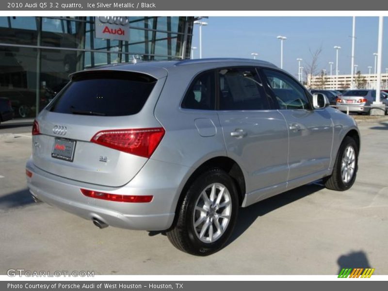 Ice Silver Metallic / Black 2010 Audi Q5 3.2 quattro