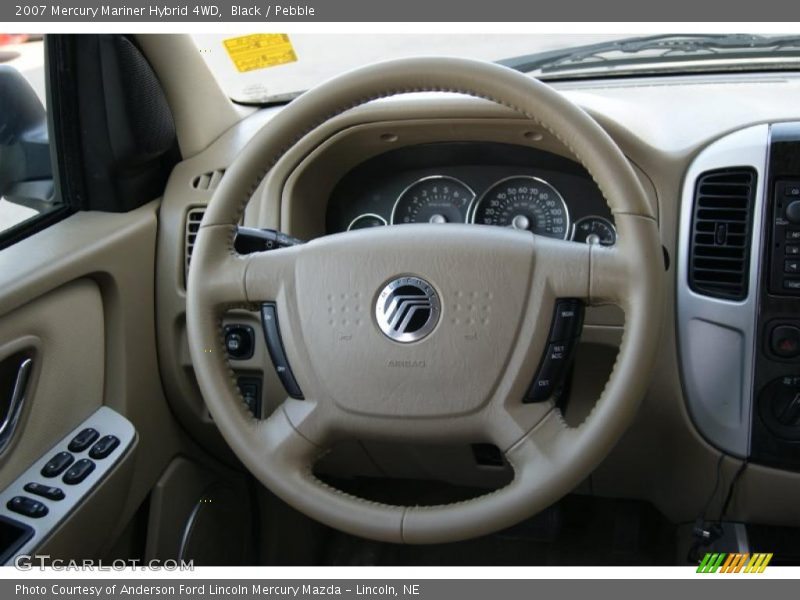 Black / Pebble 2007 Mercury Mariner Hybrid 4WD