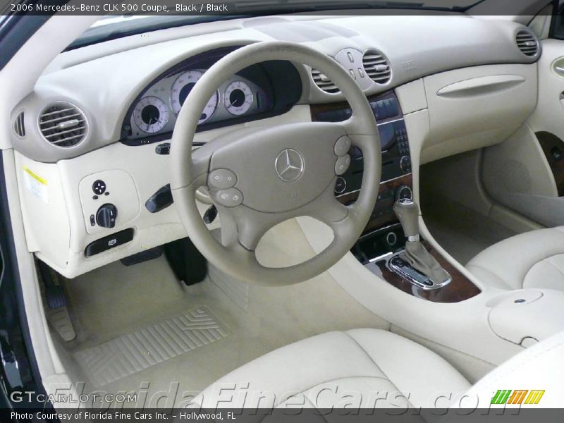 Black / Black 2006 Mercedes-Benz CLK 500 Coupe