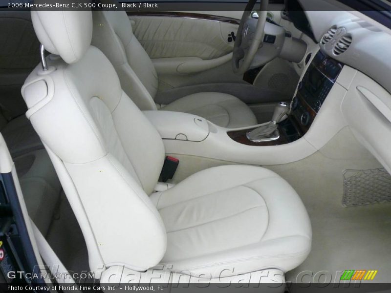 Black / Black 2006 Mercedes-Benz CLK 500 Coupe