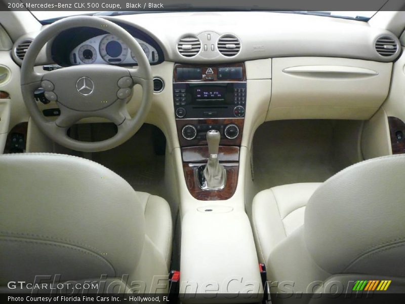 Black / Black 2006 Mercedes-Benz CLK 500 Coupe