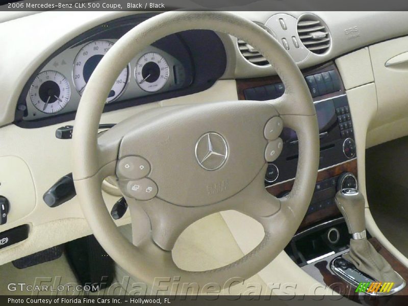 Black / Black 2006 Mercedes-Benz CLK 500 Coupe