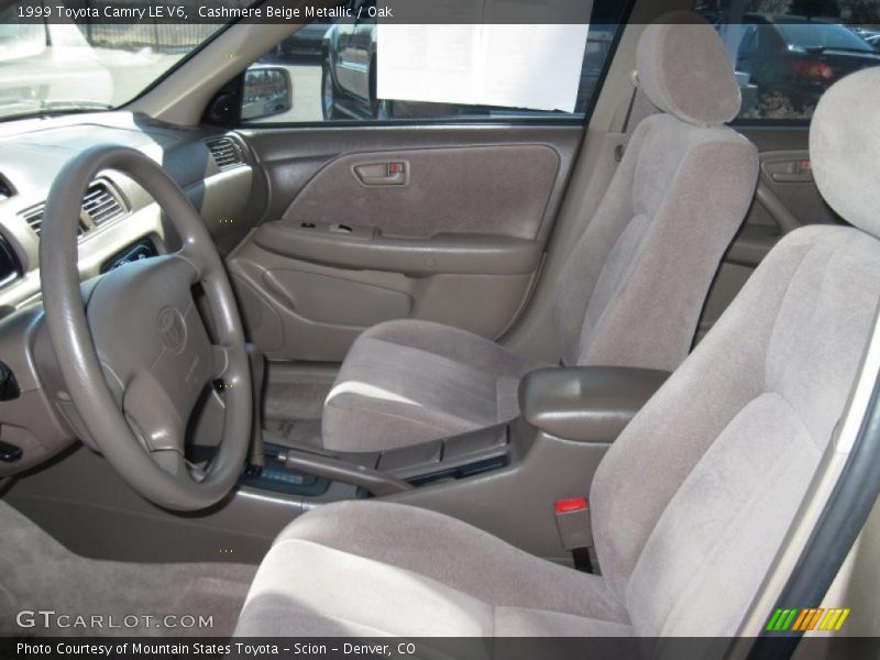 Cashmere Beige Metallic / Oak 1999 Toyota Camry LE V6