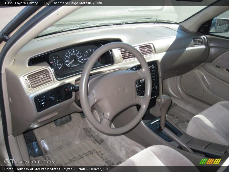 Cashmere Beige Metallic / Oak 1999 Toyota Camry LE V6