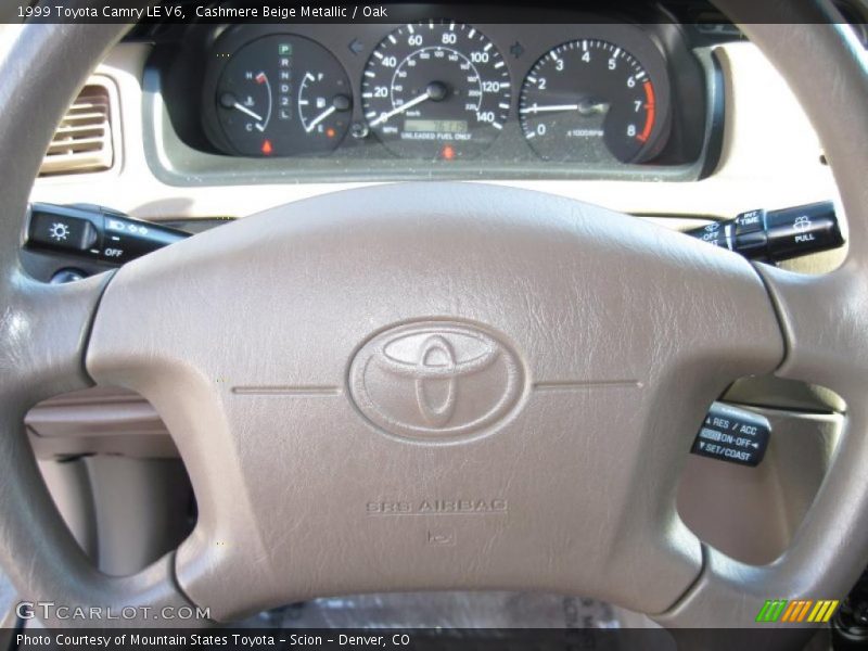 Cashmere Beige Metallic / Oak 1999 Toyota Camry LE V6
