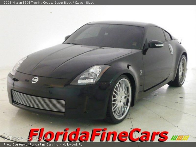 Super Black / Carbon Black 2003 Nissan 350Z Touring Coupe