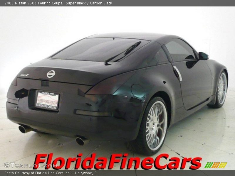 Super Black / Carbon Black 2003 Nissan 350Z Touring Coupe