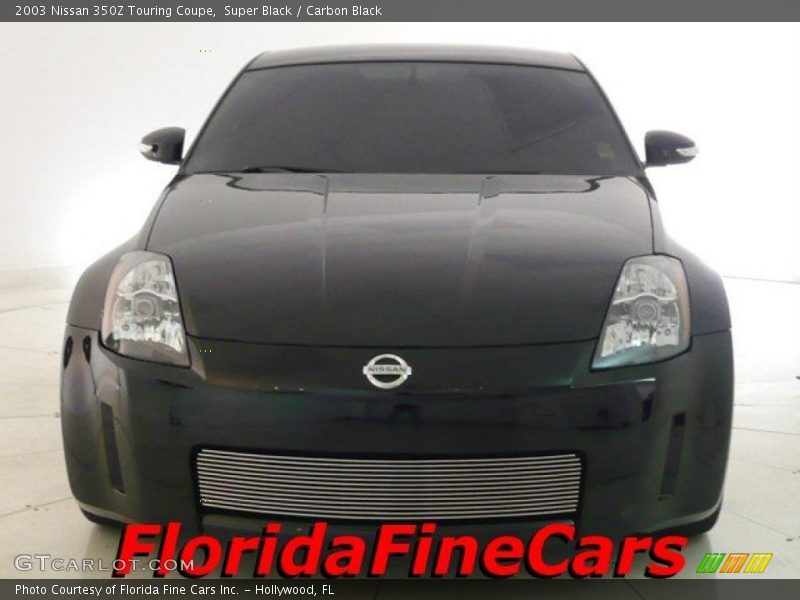 Super Black / Carbon Black 2003 Nissan 350Z Touring Coupe