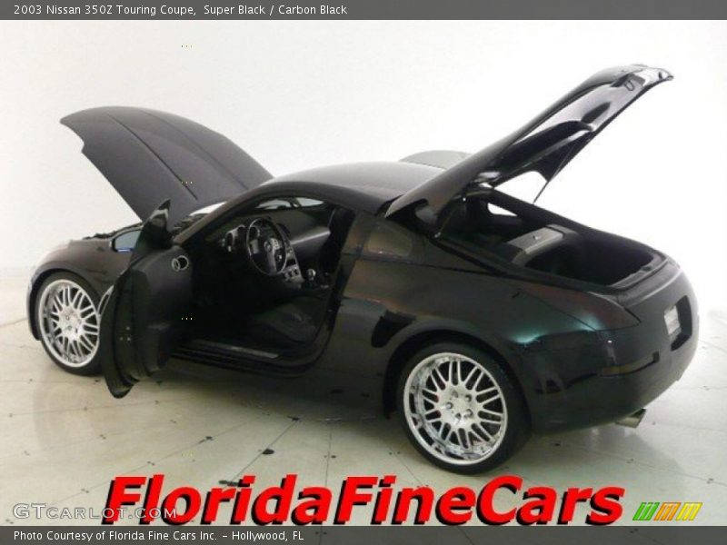 Super Black / Carbon Black 2003 Nissan 350Z Touring Coupe