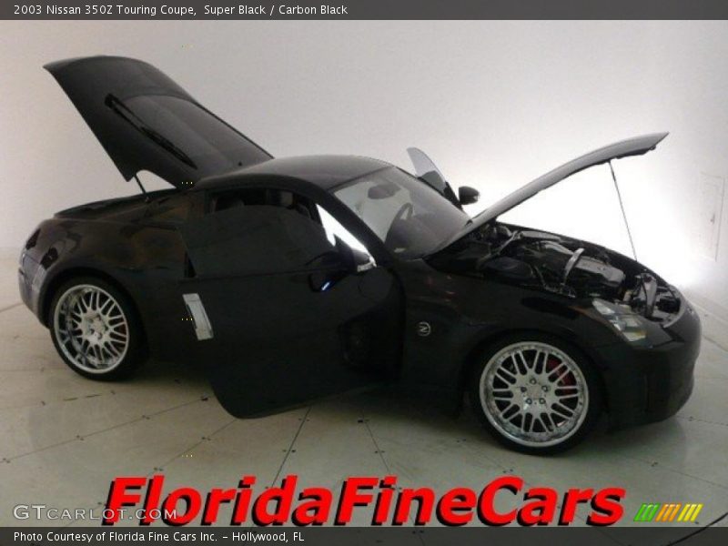 Super Black / Carbon Black 2003 Nissan 350Z Touring Coupe