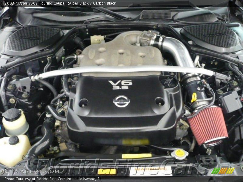 Super Black / Carbon Black 2003 Nissan 350Z Touring Coupe