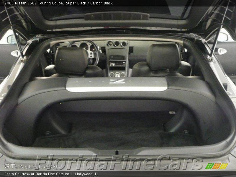 Super Black / Carbon Black 2003 Nissan 350Z Touring Coupe
