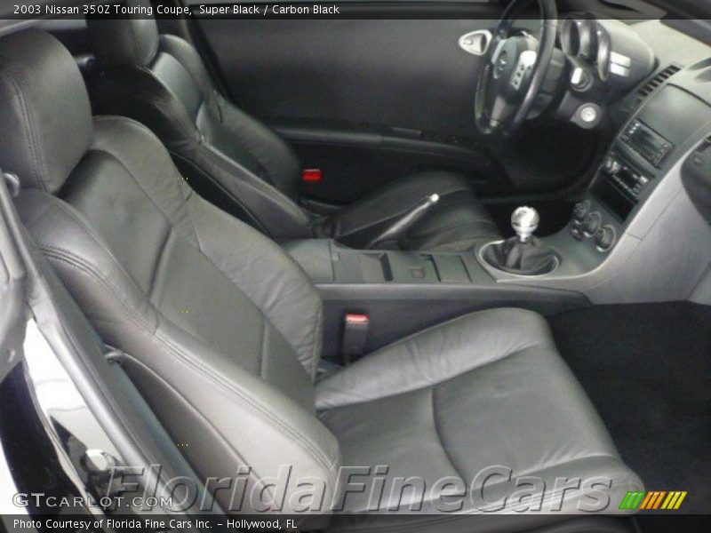 Super Black / Carbon Black 2003 Nissan 350Z Touring Coupe