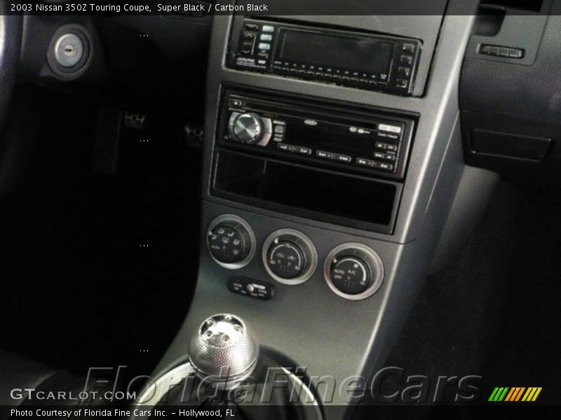 Super Black / Carbon Black 2003 Nissan 350Z Touring Coupe
