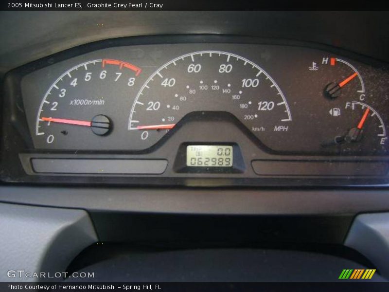 Graphite Grey Pearl / Gray 2005 Mitsubishi Lancer ES